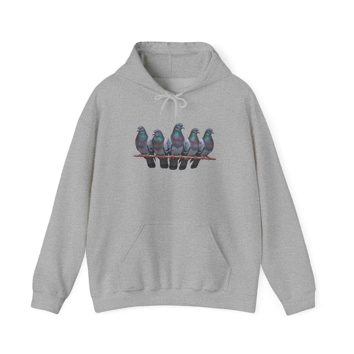 Tauben Hoodie - Vogel Kapuzenpullover für Vogelbeobachter & Naturliebhaber mit Vogelmotiv