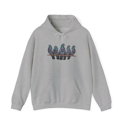 Tauben Hoodie - Vogel Kapuzenpullover für Vogelbeobachter & Naturliebhaber mit Vogelmotiv