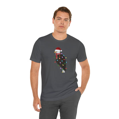 Bald Eagle with Fairy Lights Christmas Bird T-Shirt