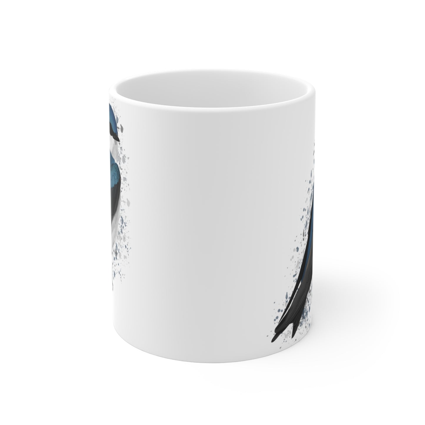 Tree Swallow Bird Ceramic Mug 11oz White