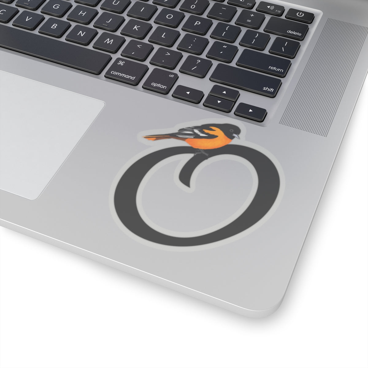 Oriole Letter O Bird Kiss-Cut Sticker