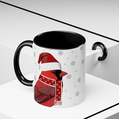 Cardinal Christmas Bird Coffee Mug