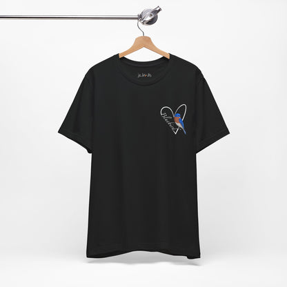 Eastern Bluebird Heart Birdwatcher Bird T-Shirt