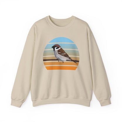 Tree Sparrow Birdlover Ornithologist Bird Sweatshirt