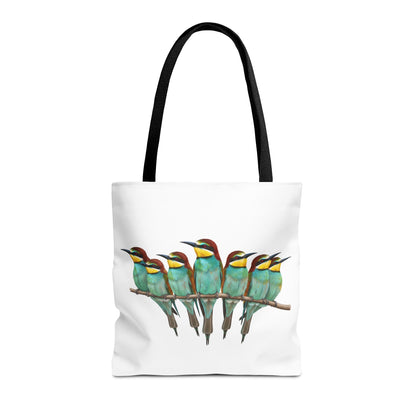 Bienenfresser Tragetasche 40x40cm Vogel Tasche Weiß für Vogelbeobachter