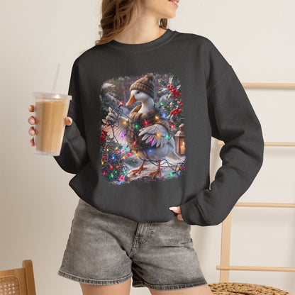 Goose Christmas Sweatshirt – Tangled Lights Winter Crewneck