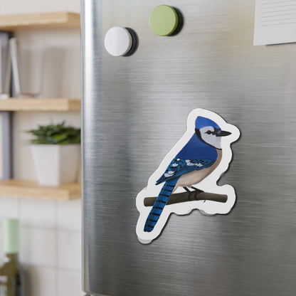 Blue Jay Bird Magnet