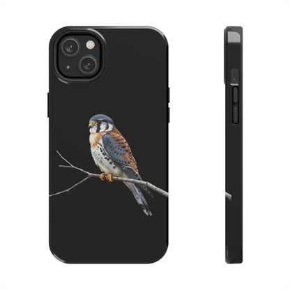 American Kestrel iPhone Case – Premium Tough Phone Cover Black