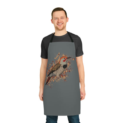 Northern Flicker Bird Art Apron Dark Grey