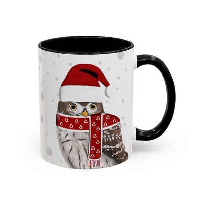 Owl Christmas Bird Coffee Mug