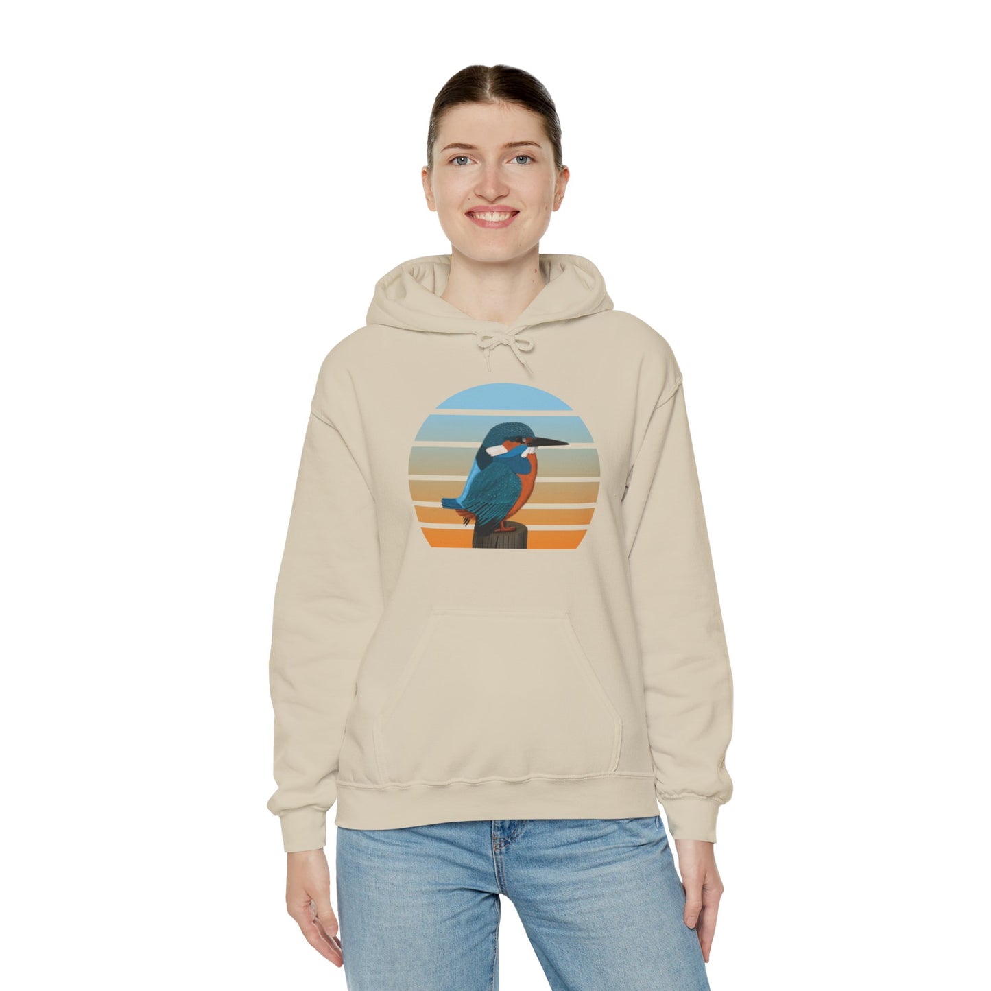 Kingfisher Bird Hoodie