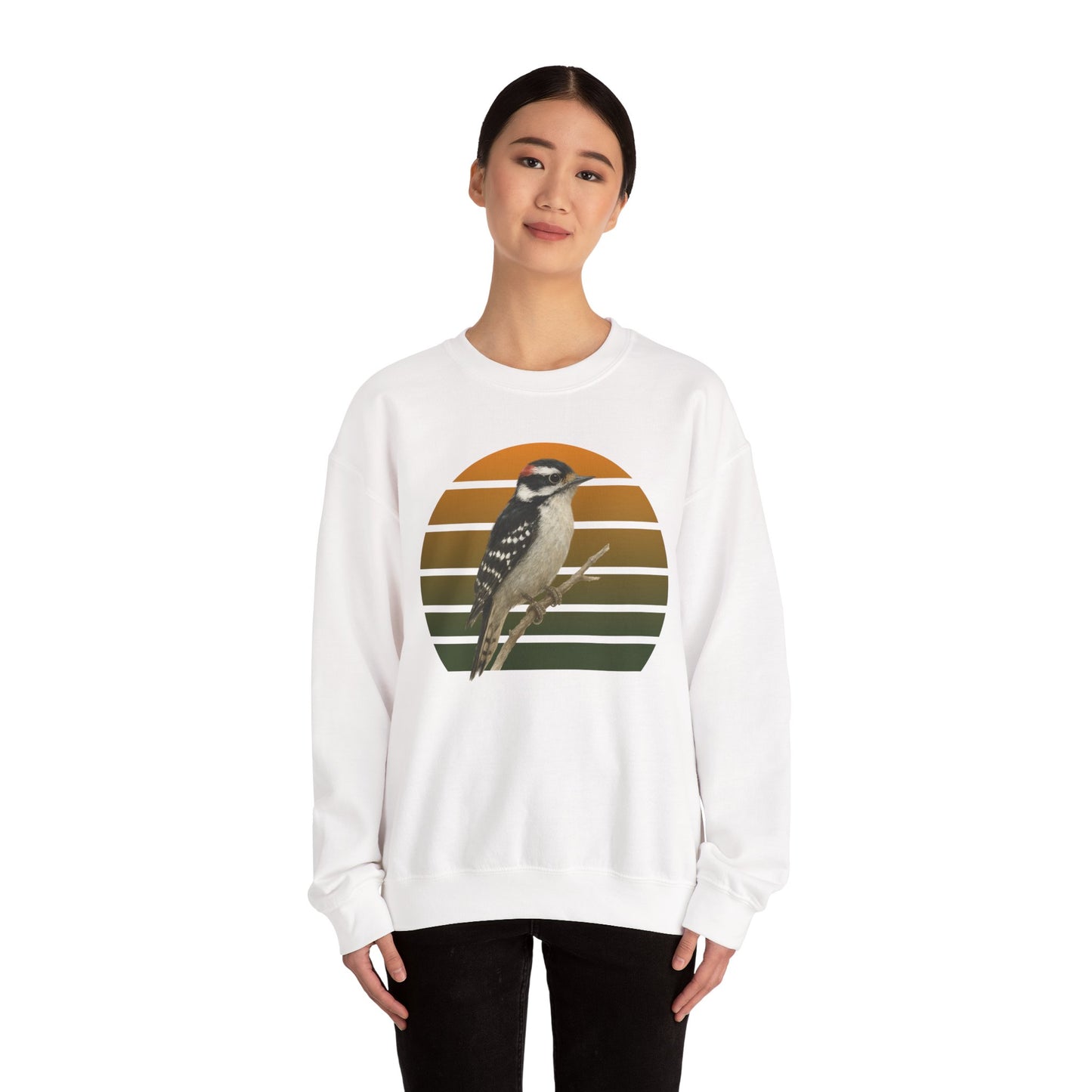 Downy Woodpecker Bird Lover & Bird Watching Bird Sweatshirt