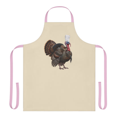 Funny Thanksgiving Turkey Apron | Chef Hat Wild Turkey | Fall Baking & Cooking Gift