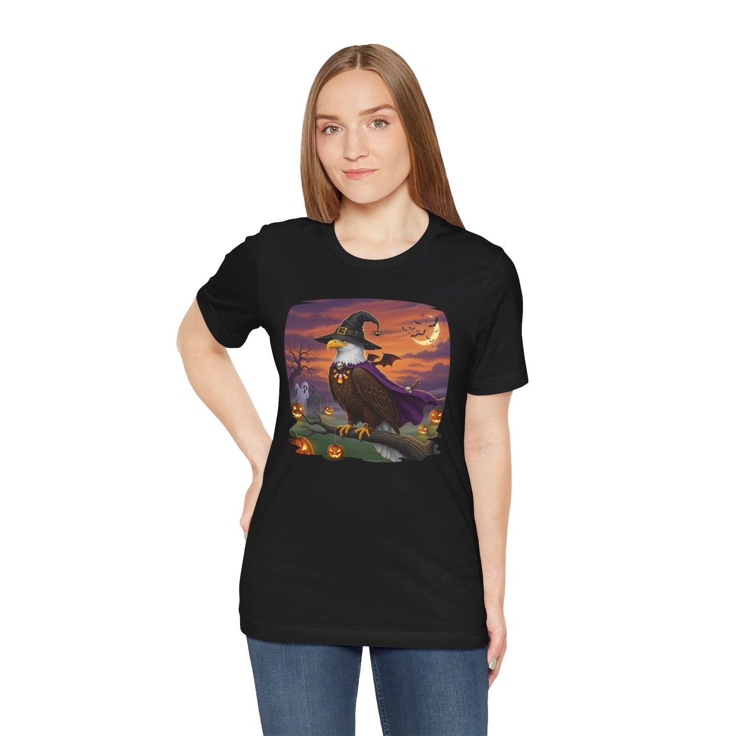 Bald Eagle Halloween Bird T-Shirt - Spooky and Funny Halloween Costume for Bird Lovers
