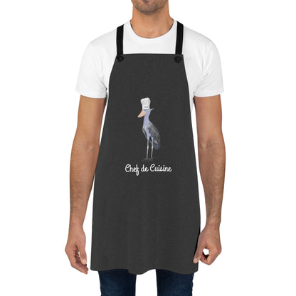 Schuhschnabel Schürze Chef de Cuisine | Lustiges Geschenk für Hobbyköche | jz.birds