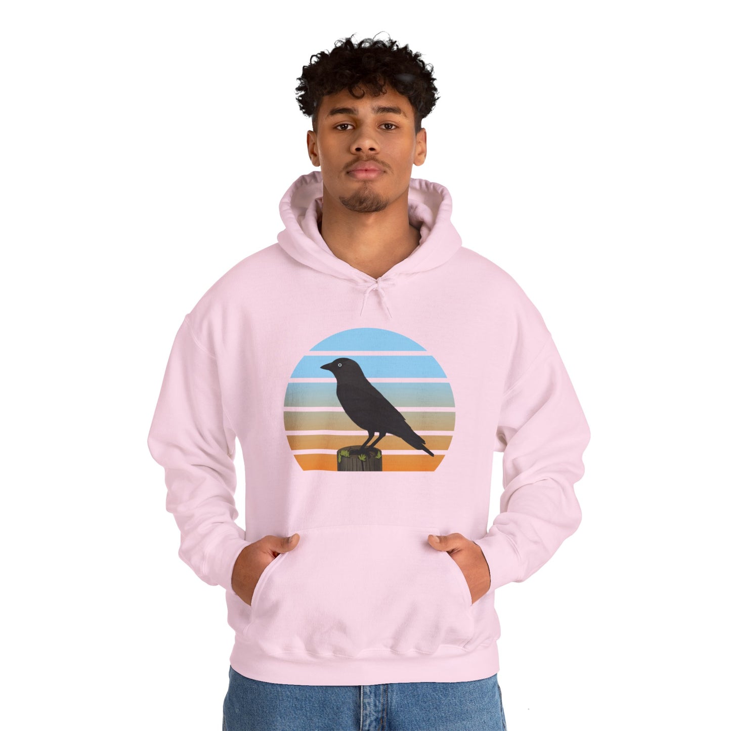 Western Jackdaw Bird Hoodie