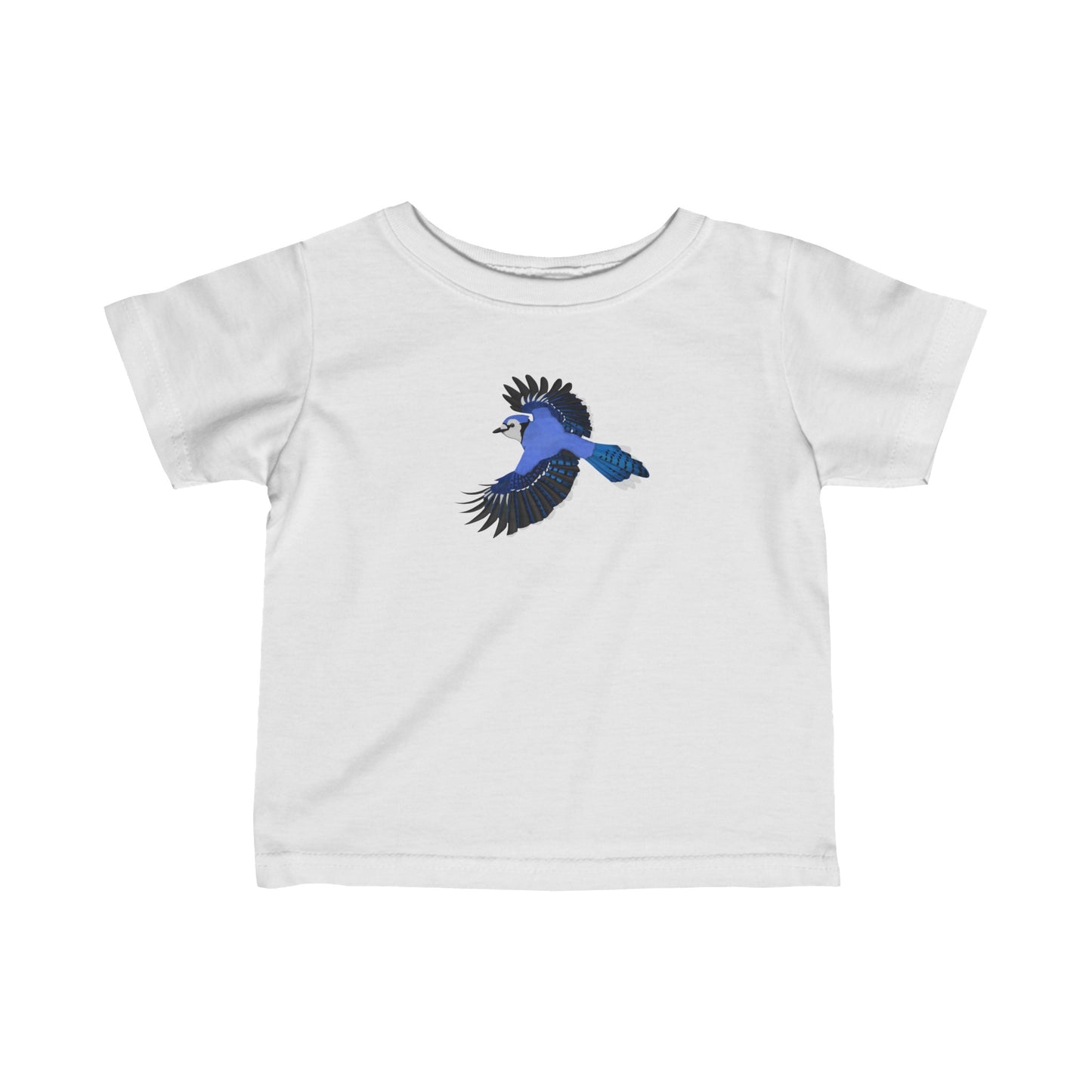 Blue Jay Birdwatcher Bird Baby & Toddler Fine Jersey T-Shirt