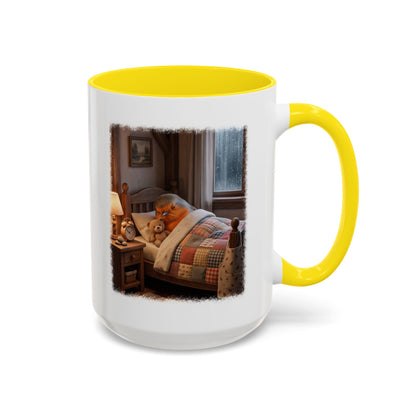 Robin Rosi Sleeping in Bed Mug for Bird Lovers