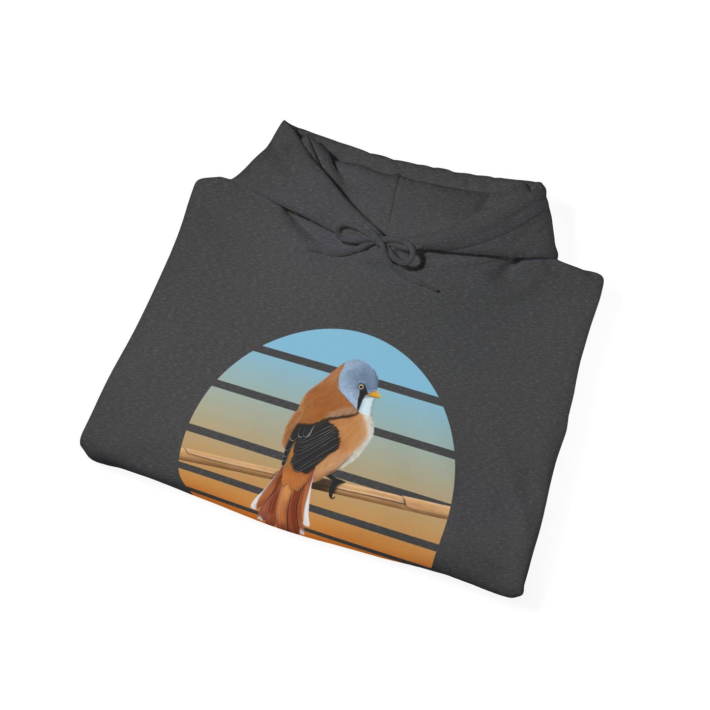 Bearded Reedling Bird Hoodie