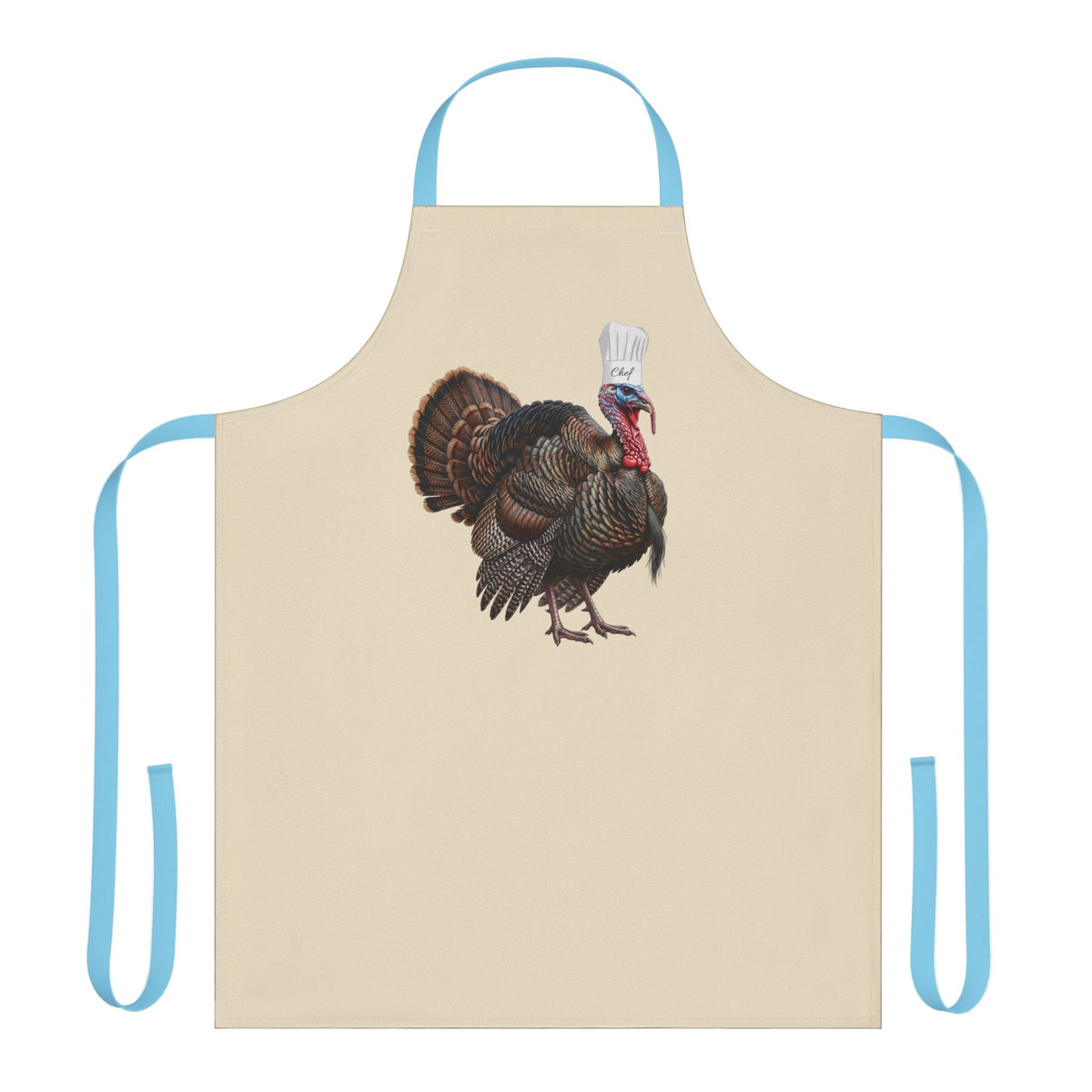 Funny Thanksgiving Turkey Apron | Chef Hat Wild Turkey | Fall Baking & Cooking Gift