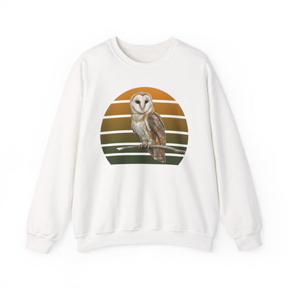 Barn Owl Sweatshirt | Bird Watcher Crewneck | Unisex Songbird Gift for Bird Lovers