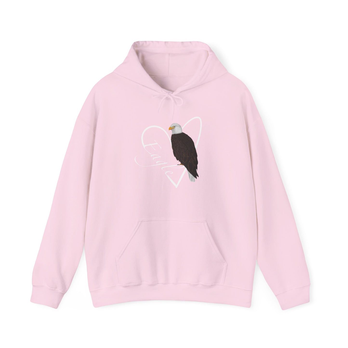 Bald Eagle Heart Bird Birdwatching Birdlover Hoodie