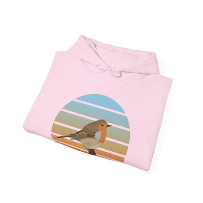 European Robin Bird Hoodie