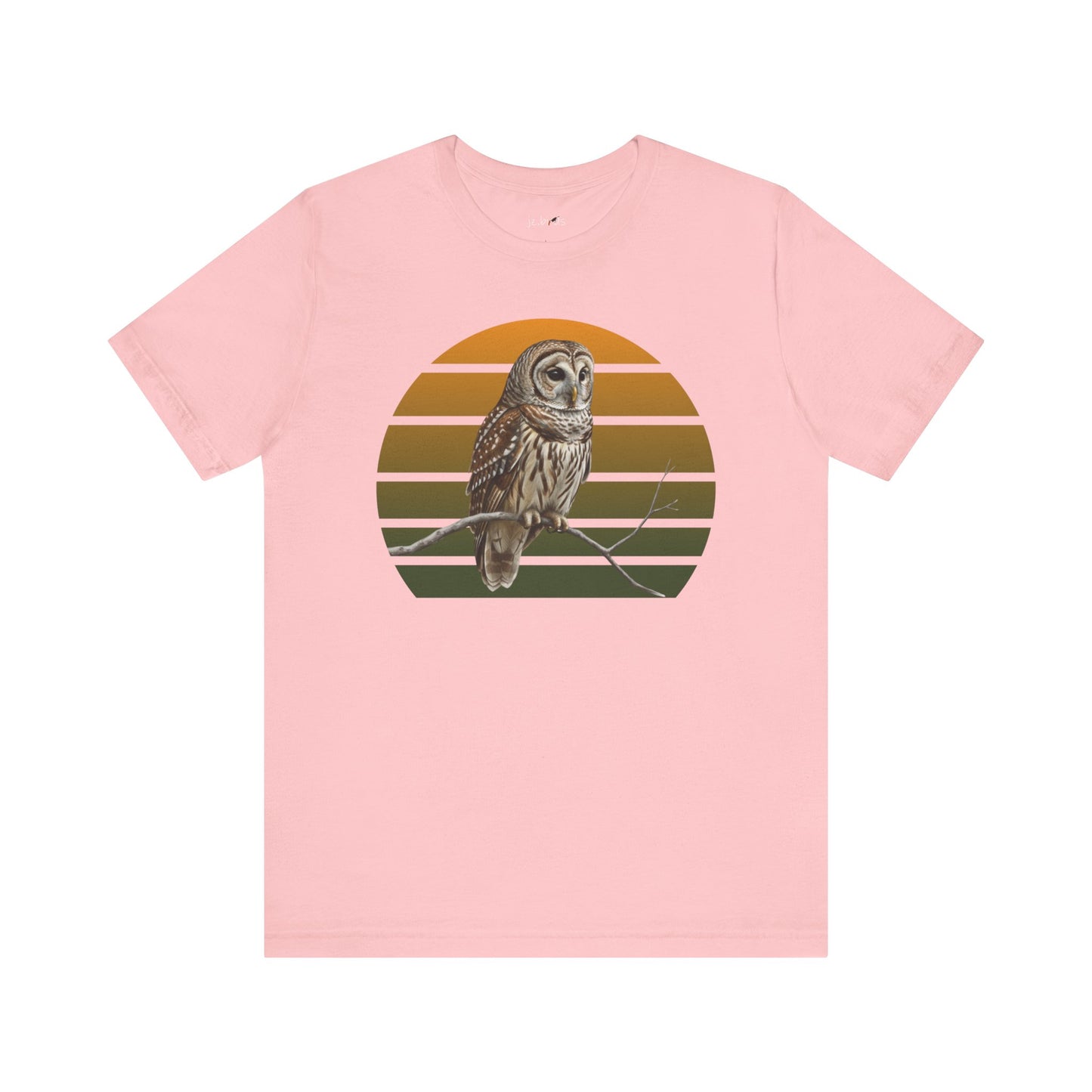 Barred Owl T-Shirt | Unisex Retail Fit Bird Lover Tee | Wildlife Birder Gift