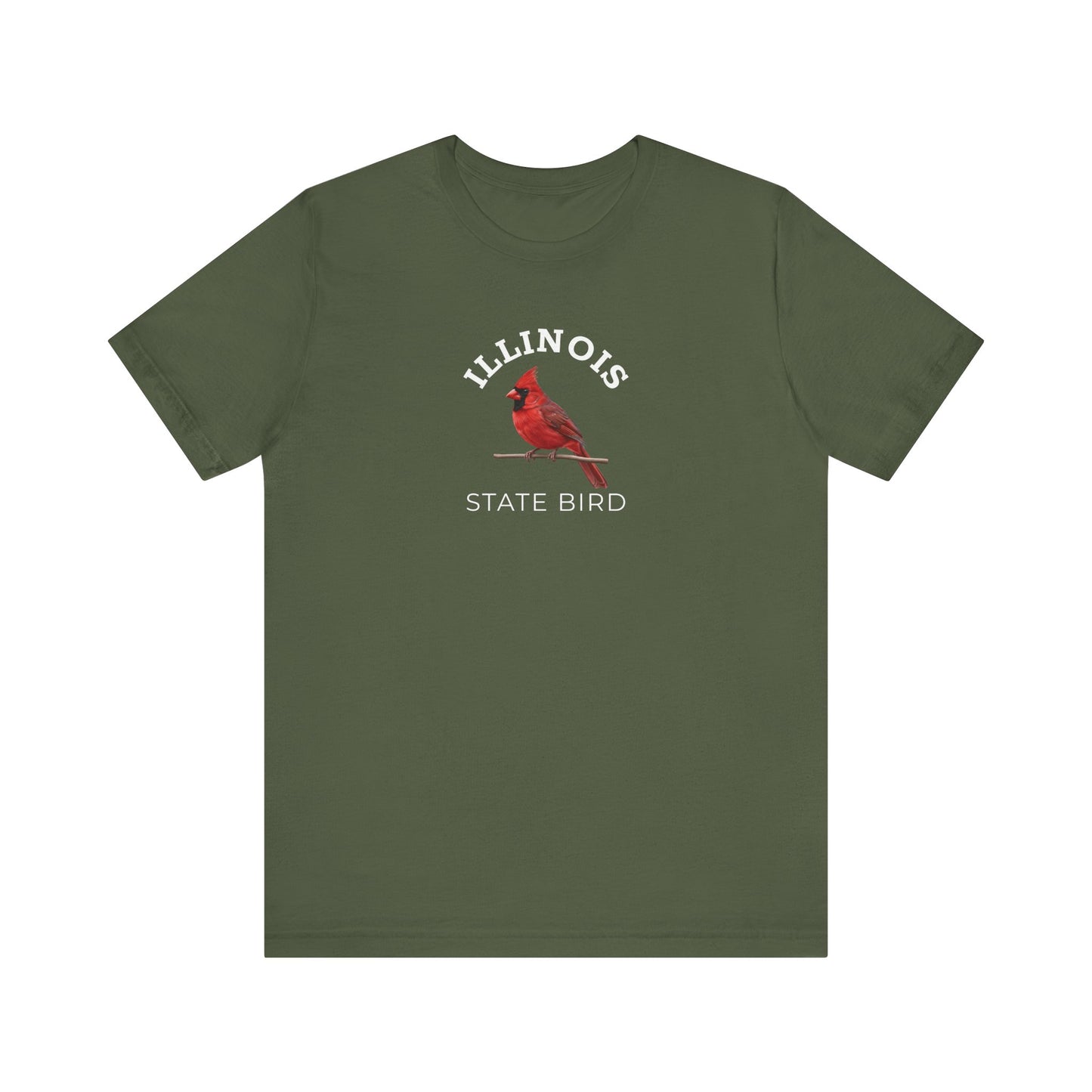 Illinois Official State Bird Shirt | Northern Cardinal T-Shirt