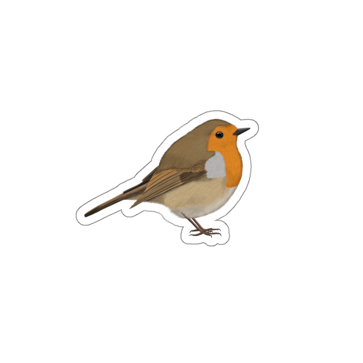 Robin Bird Kiss-Cut Sticker