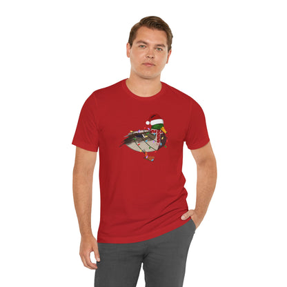 Mallard with Fairy Lights Christmas Bird T-Shirt