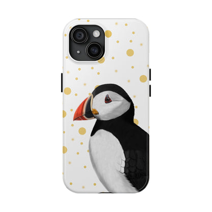 Puffin Bird Art Tough Phone Case White