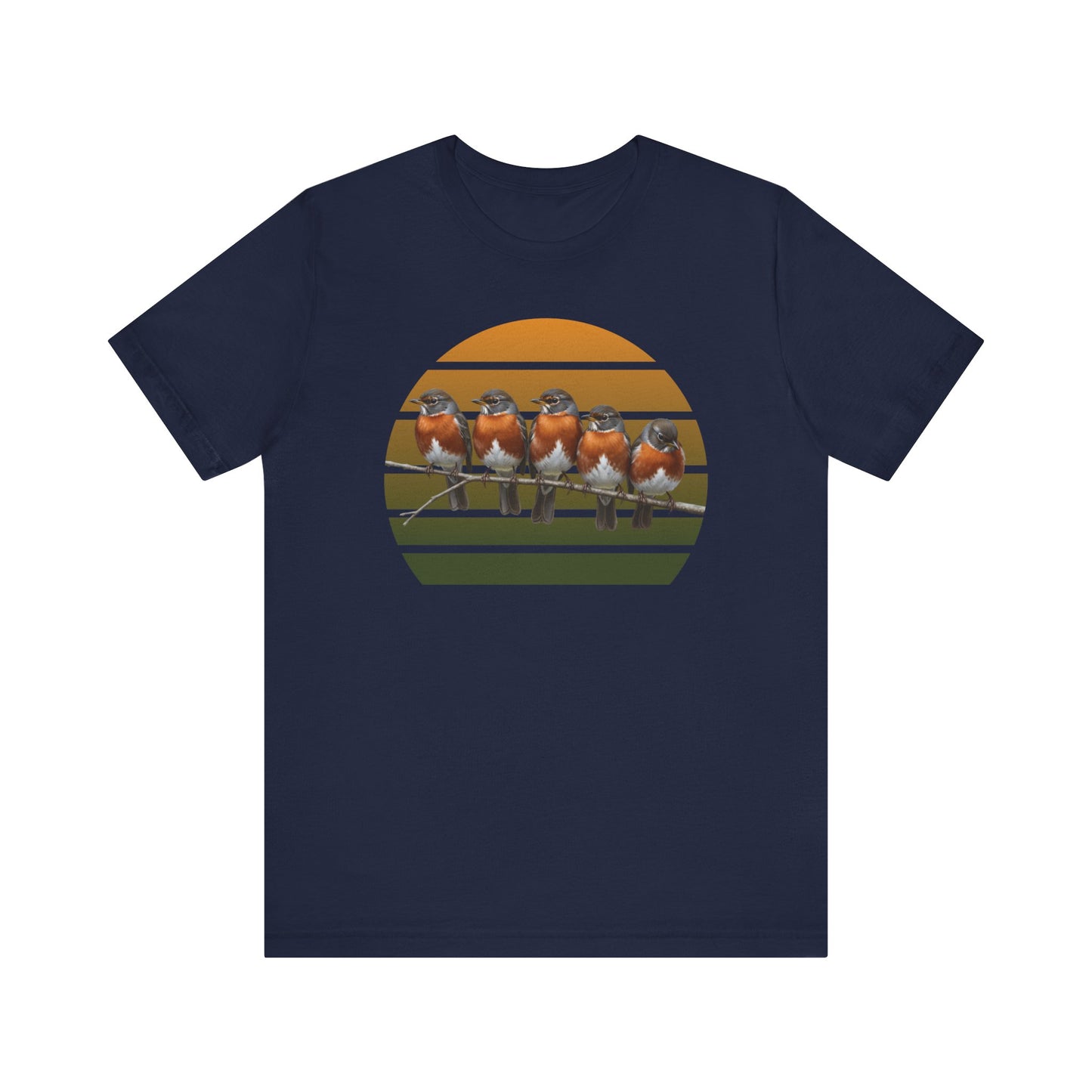 American Robin Premium T-Shirt | Unique Birdwatcher & Birder Gift by jz.birds