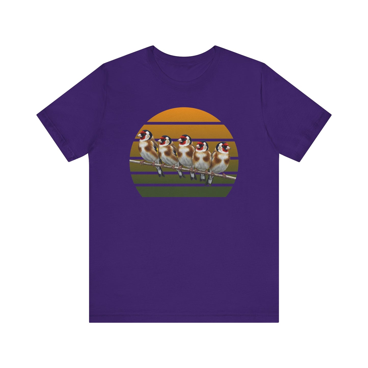 Stieglitz Premuim T-Shirt | Geschenk für Vogelbeobachter | jz.birds
