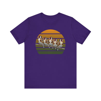 Stieglitz Premuim T-Shirt | Geschenk für Vogelbeobachter | jz.birds