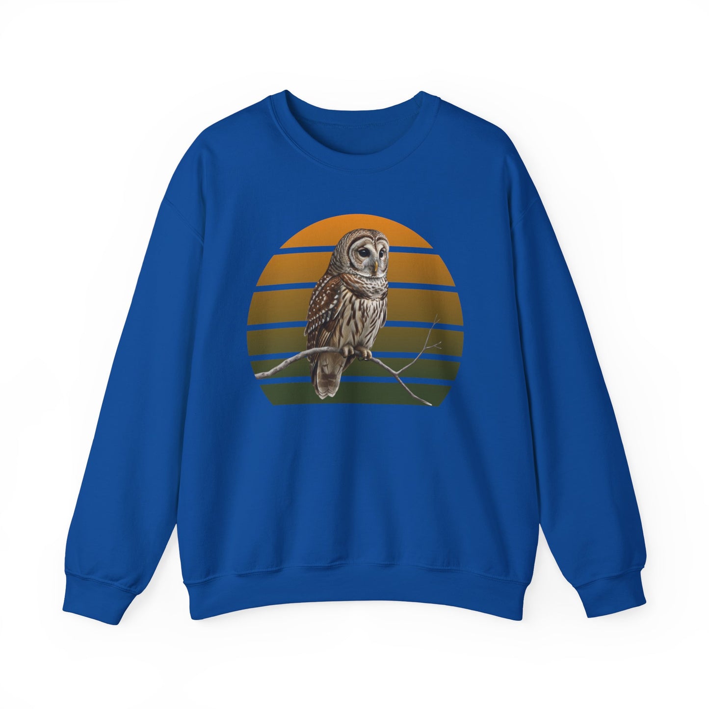 Barred Owl Sweatshirt | Unisex Bird Lover Pullover | Wildlife Birder Gift | Bird Crewneck