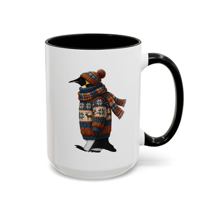 ペンギンの陶器製バードコーヒーマグ – バードウォッチャーへのカスタムギフト