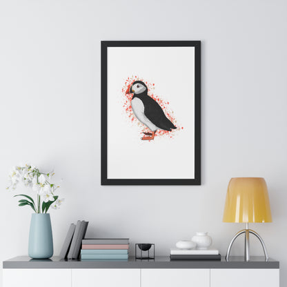 Puffin Bird Framed Poster