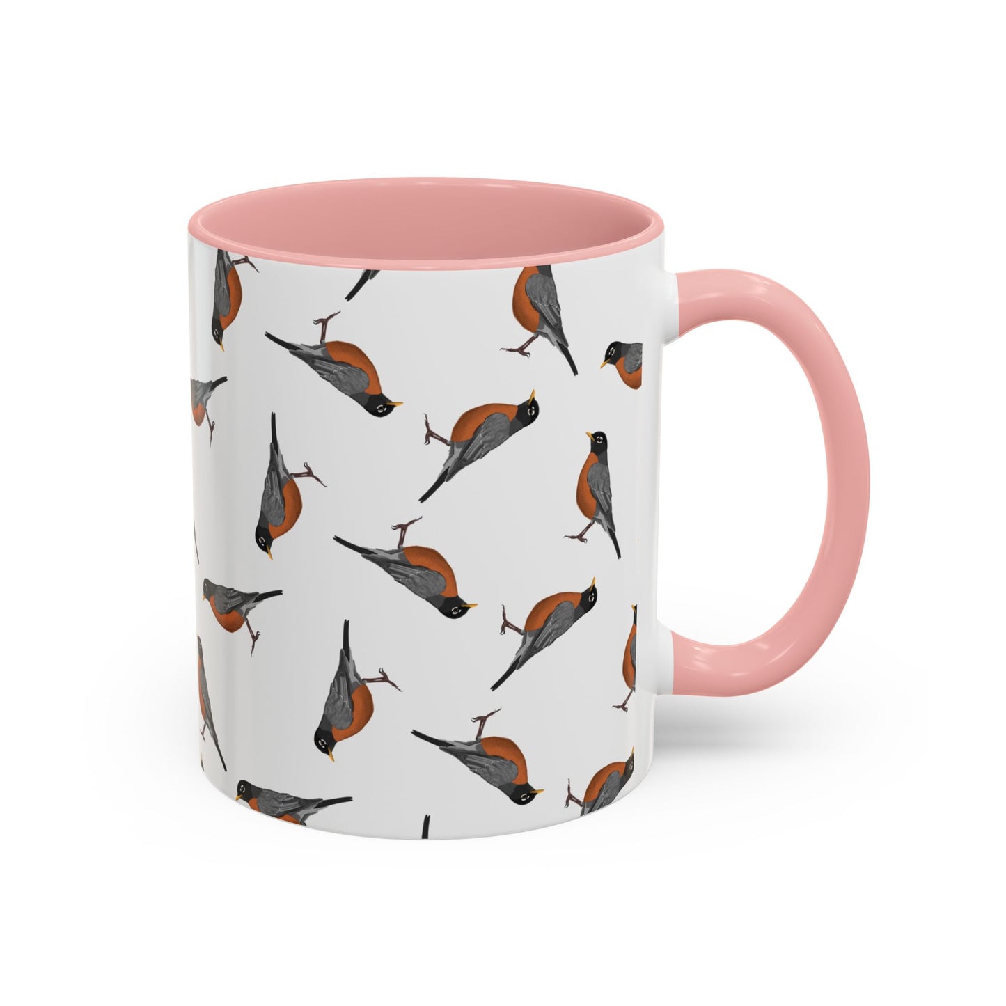 American Robin and Tern Mug in Black