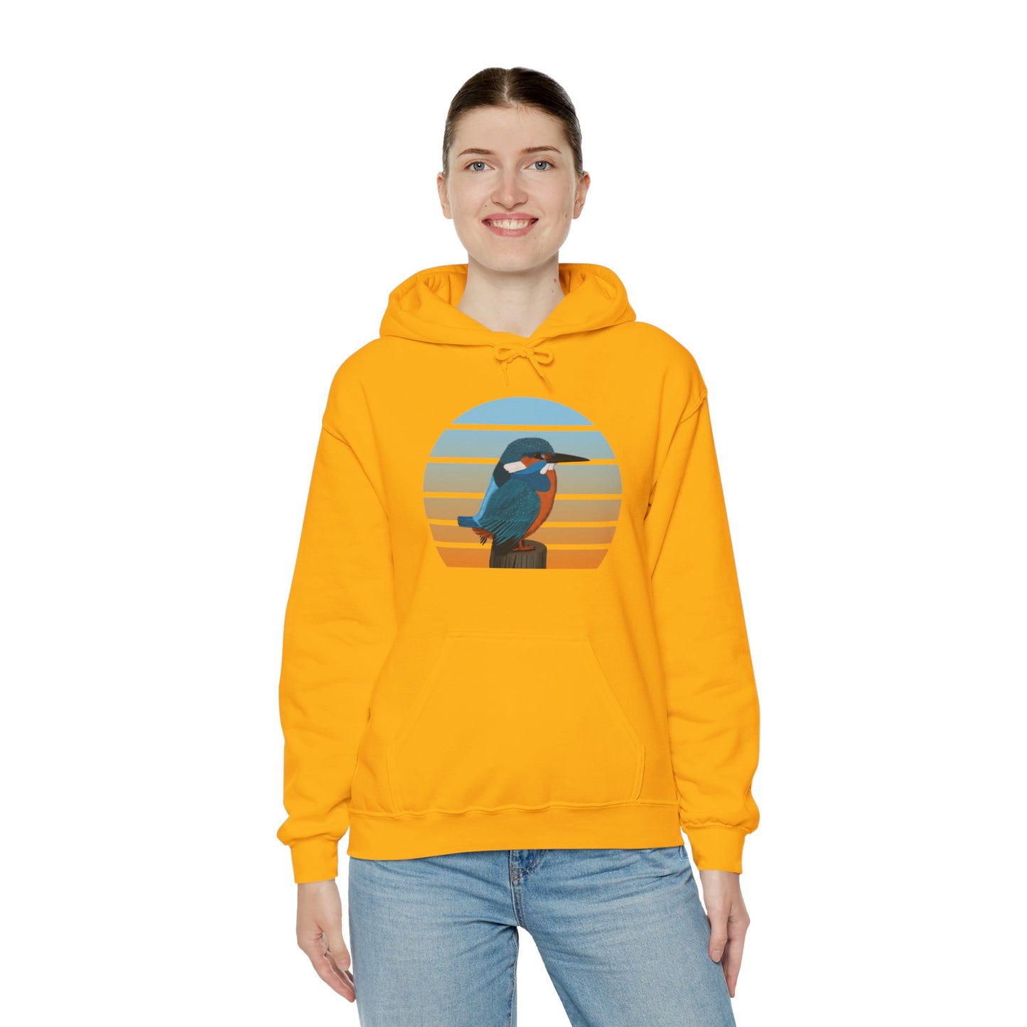 Kingfisher Bird Hoodie