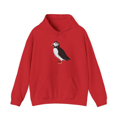 Puffin with Music Headphones Bird Birdwatching Birdlover Hoodie