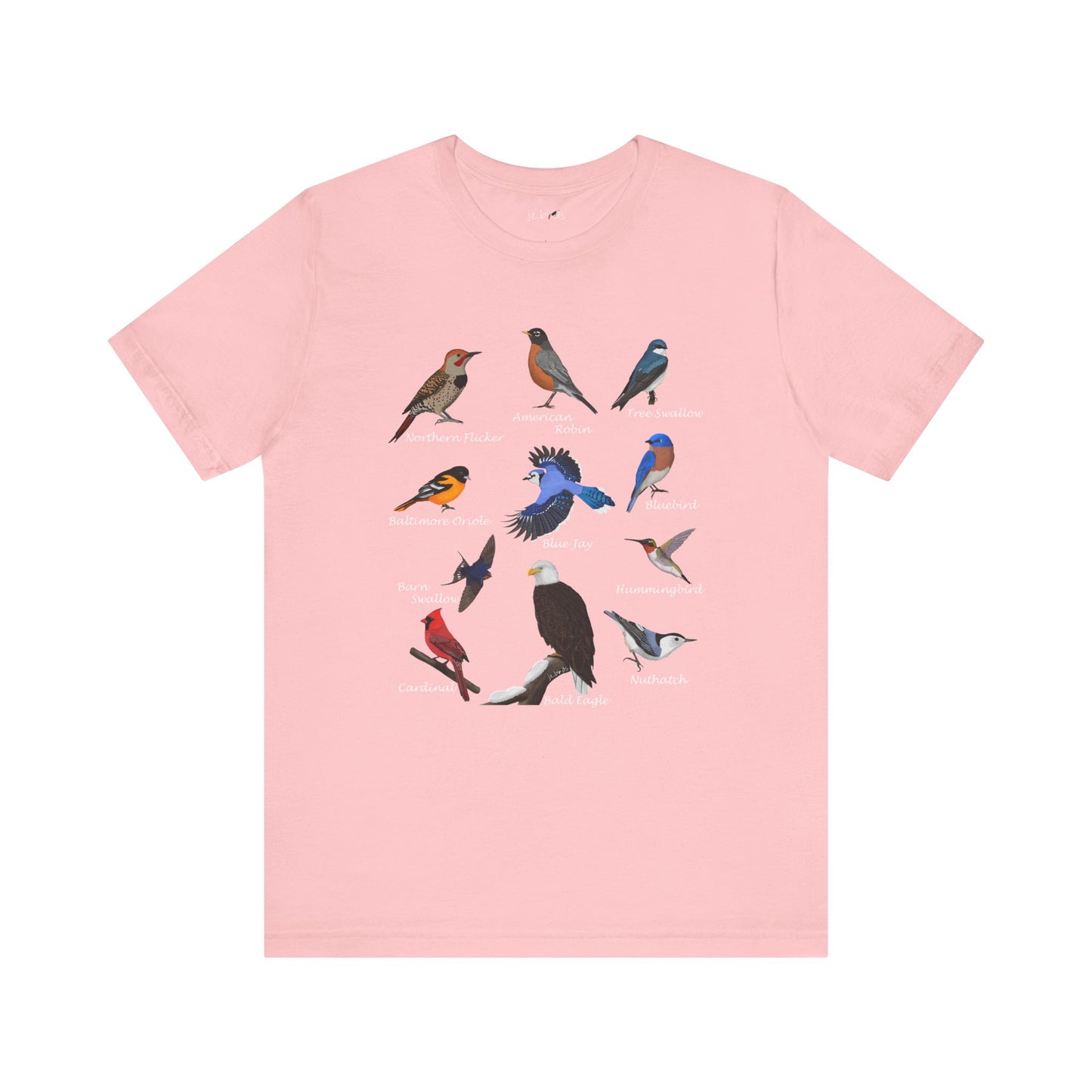 Blue Jay Cardinal Hummingbird Robin Bald Eagle Birding & Birdwatching Bird T-Shirt