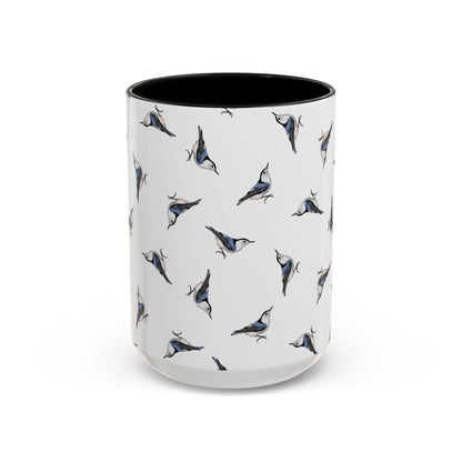 Nuthatch and Tern Mug on 11oz background