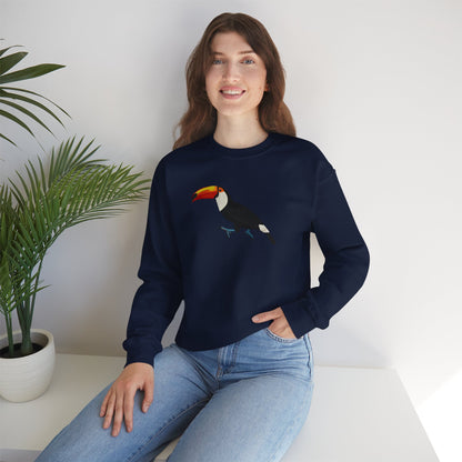 Toucan Bird Watcher Biologist Crewneck Sweatshirt