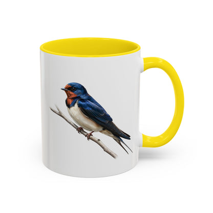 ツバメの陶器製コーヒーマグ – バードウォッチャーへのカスタムギフト