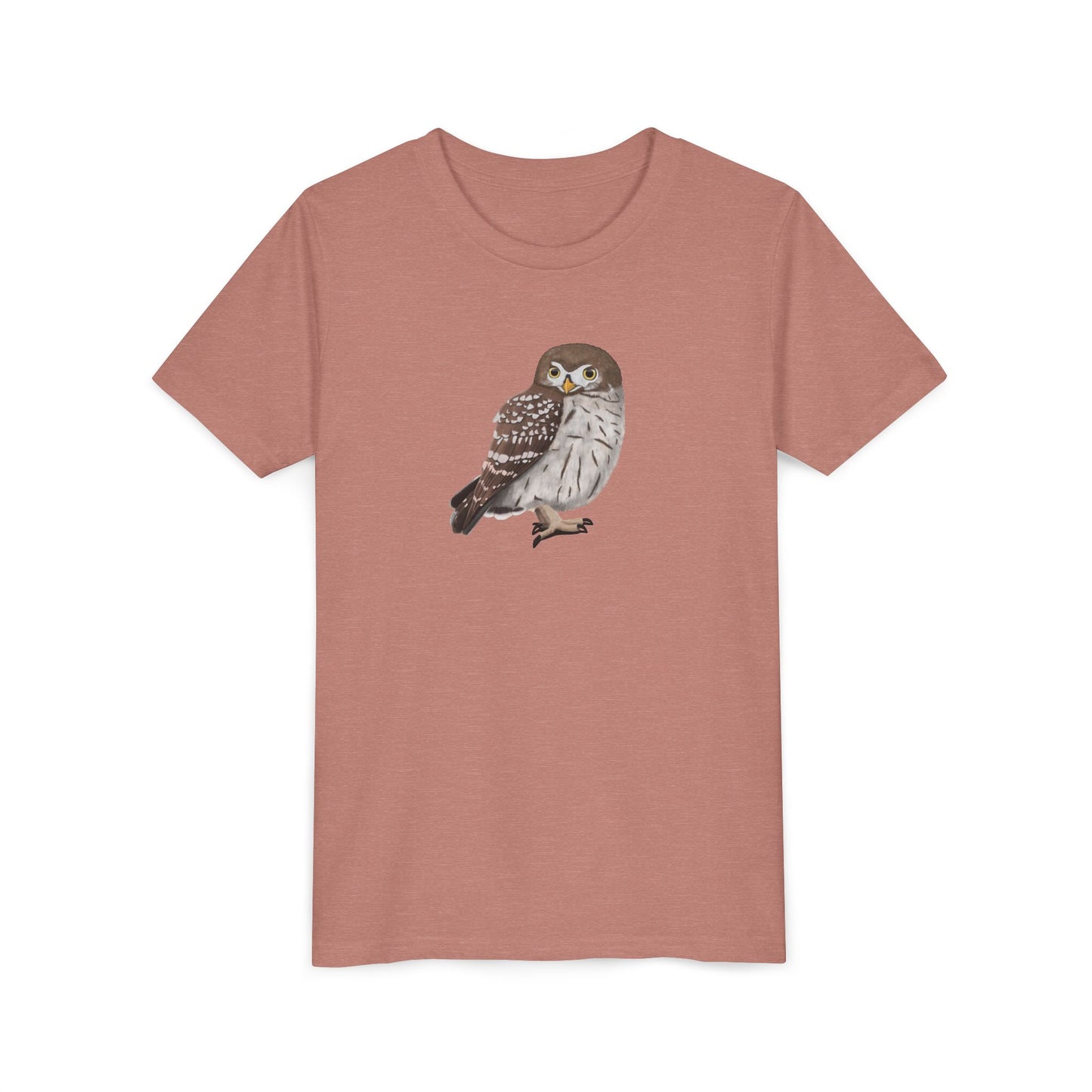 Little Owl Birding & Birdwatching Bird Youth T-Shirt