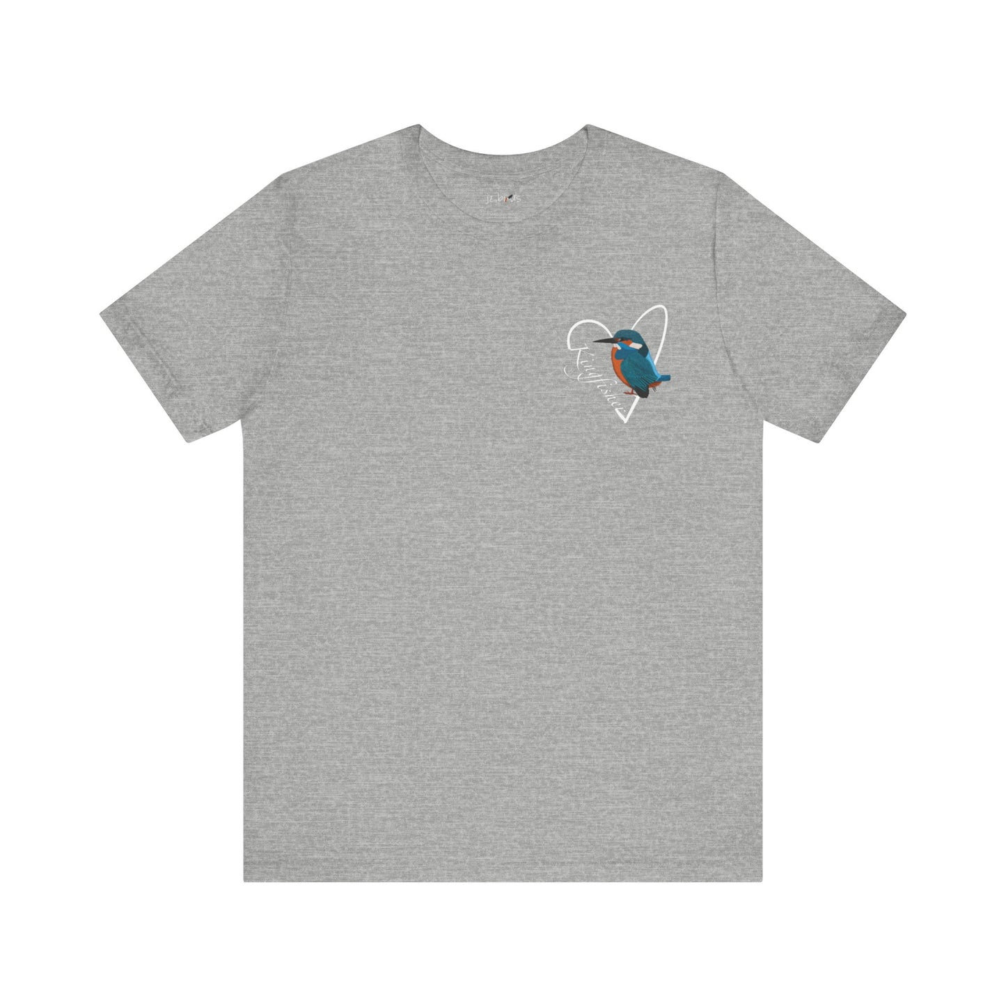 Kingfisher Heart Birdwatcher Bird T-Shirt