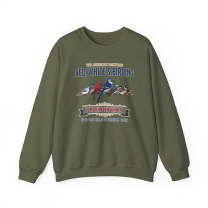 Red, White & Birding Vintage Sweatshirt | US 250th Anniversary Crewneck