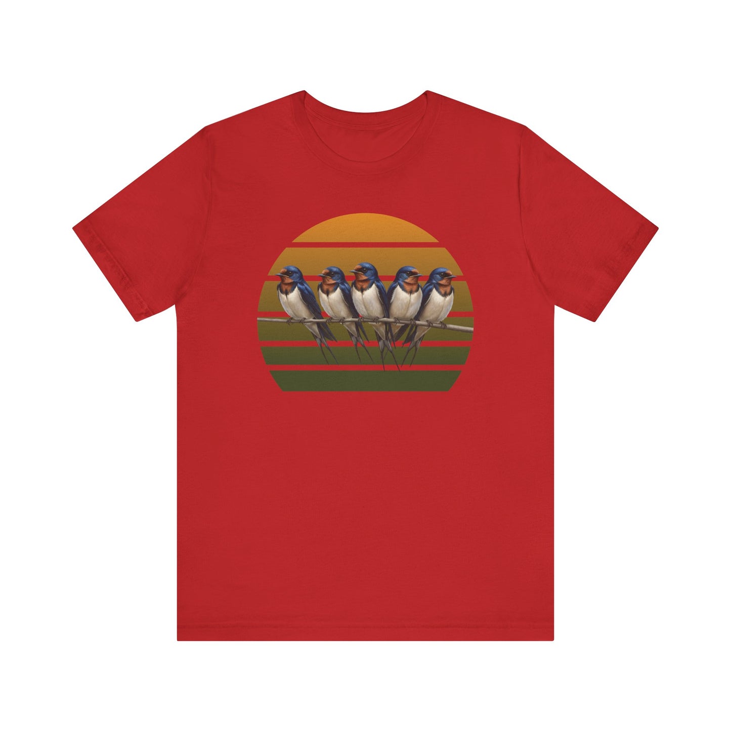Barn Swallow Premium T-Shirt | Unique Birdwatcher & Birder Gift by jz.birds