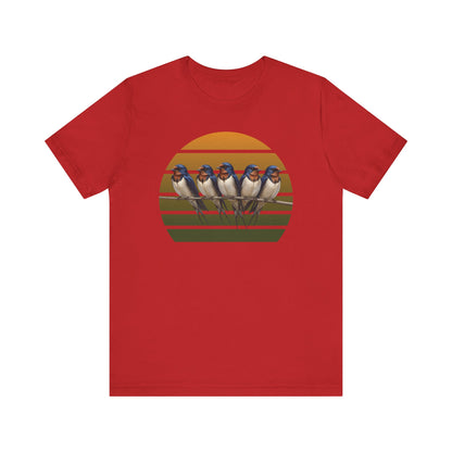 Barn Swallow Premium T-Shirt | Unique Birdwatcher & Birder Gift by jz.birds
